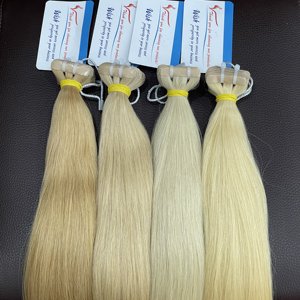 Vierge Remy Cheveux Raides Bande Extensions Vietnamien Doux Soyeux Machine Double Trame Durable Longue Durée Naturel Tout - Product Image 2