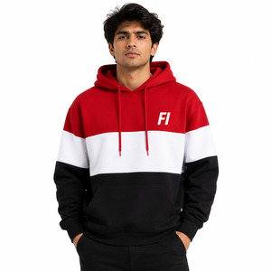Sweat-shirts modernes pour hommes, 100% coton, coupe ample, streetwear d'hiver, pull-over contemporain en polaire, chaud, OEM B2B USA - Product Image 1