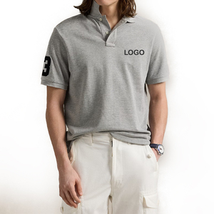 Nueva Camiseta Deportiva Clásica para Hombre, Tejida en Malla de Algodón, con Bordado Grande, Transpirable, Casual, de Manga Corta y Costuras Reforzadas - Product Image 4