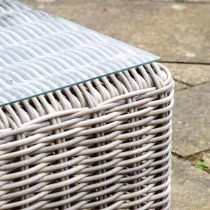 Sofá Seccional de Jardín para Exteriores, Sofá de Patio de Ratán con Cojines, Resistente a la Intemperie, Conjunto de Muebles para Conversar - Product Image 2