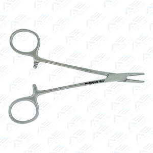 Instruments chirurgicaux droits lisses en acier inoxydable Porte-aiguille marron Porte-aiguille marron Acier inoxydable de haute qualité - Product Image 4