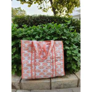 Sac fourre-tout promotionnel en coquillages marins, fait main - Product Image 1