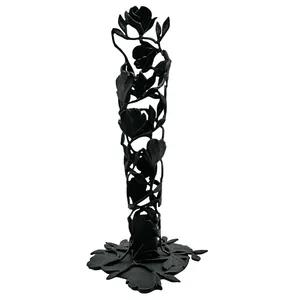 Jarrón de Flores de Hierro Forjado Hecho a Mano, Decoración Rústica para Mesa, para Bodas, Sala de Estar, Dormitorio, Oficina, Hotel, Resort, Restaurante - Product Image 1