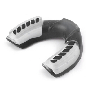 Protector bucal de silicona para dientes, protector para entrenamiento de boxeo, color negro - Product Image 4