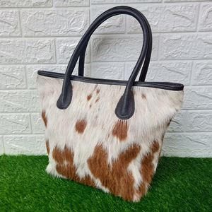 Sac à main tendance en cuir de vachette sur mesure pour femme, deux poignées, imperméable, respirant, option marque privée, haute couture - Product Image 3