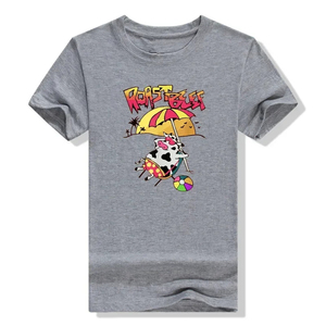 เสื้อยืดโอเวอร์ไซส์สตรีทแวร์แบบสั่งทำ OEM ลายปลาญี่ปุ่น ผ้าฝ้ายทรงหลวม ผลิตโดยผู้ผลิต - Product Image 4