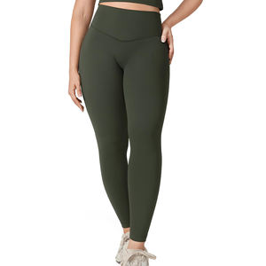 Legging pour femme à taille élastique, vente en gros, legging de yoga à taille élastique, meilleur legging décontracté en tissu pour femme - Product Image 1