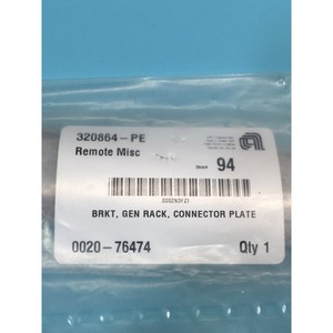 AMAT 0020-76474 BRKT, GEN <b>RACK</b>, CONNECTOR <b>PLATE</b> - Trusted Global Legacy Semiconductor Equipment and Parts at - Product Image 1