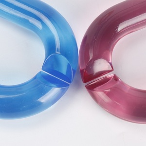 Colorido y Grande, Transparente, Ecológico, Diseño de Búho Ángel Hecho a Mano, Eslabones de Cadena de Resina Epoxi, Arte de Pared - Product Image 3