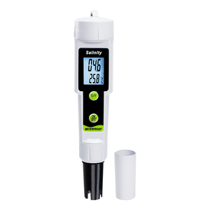Digital Salinity & Temperature Tester 0-199.9ppt | 2-in-1 Pen Type High Range Salt Meter for Seawater Aquaculture & Marine OEM - Product Image 1