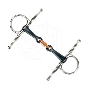 Mors à joues pleines en acier inoxydable de haute qualité avec étriers robustes pour l'entraînement quotidien - Product Image 2