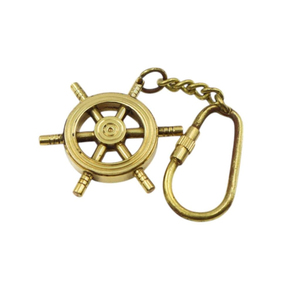 Handmade Solid Brass Cannon Keychain Vintage Nautical Maritime Miniature <b>Keyring</b> Antique Gold Finish Metal Key Holder for Car - Product Image 6