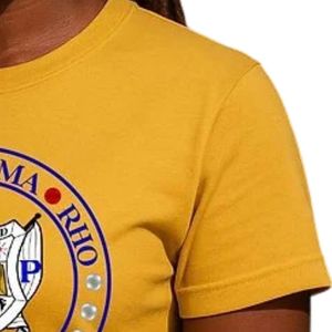T-shirt personnalisé pour femmes Sigma Gamma Rho, imprimé de lettres grecques, manches courtes, col rond, décontracté, confortable, mode féminine - Product Image 4