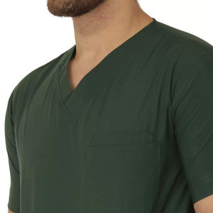 Premium Quality Men Hospital Uniform Nursing <b>Tops</b> and Pants Breathable scrub nurse Set New latest Design Medical Scrub Sets - Product Image 1