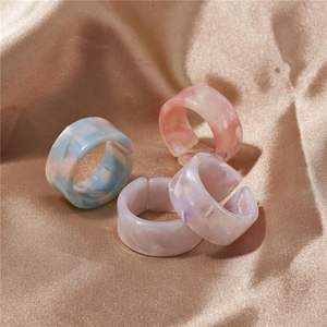 Nouveau Bracelet en Résine 2026, Style Coréen, Bracelet Élastique en Acrylique Coloré pour Femmes, Bracelet en Résine pour Filles, Motif Floral - Product Image 1