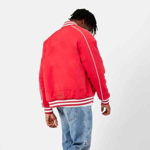 Luxury Vintage <b>Fleece</b> <b>Lined</b> Quick Dry Breathable Wholesale Custom Embroidery Varsity Letterman Baseball <b>Jacket</b> High Men's - Product Image 4