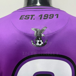 Camiseta de Fútbol Personalizada al por Mayor de Pakistán - Servicio OEM, Material Transpirable de Poliéster, Último Diseño, Impresión por Sublimación, Nombre Personalizado - Product Image 6