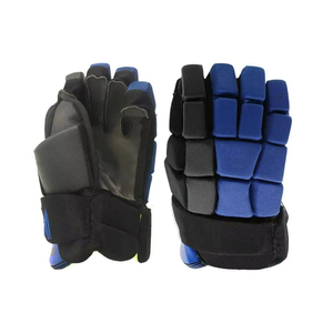 Gants de hockey sur glace à fermeture auto-agrippante - Personnalisables, légers, respirants, avec manchette longue et sangle élastique pour l'entraînement - Product Image 1