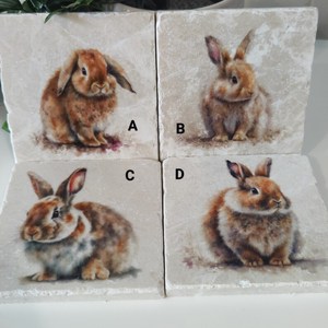 Posavasos de Conejo con Orejas Caídas, Decoración para Mesa de Cocina, Idea de Regalo Única - Product Image 2