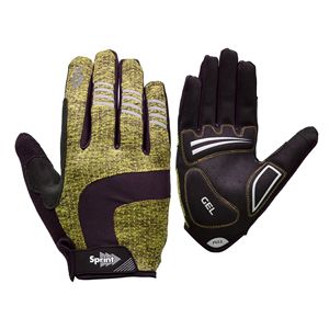 Guantes de Ciclismo Negros con Dedos Completos, Transpirables, Antideslizantes, con Gel en la Palma, para Ciclismo y Deportes al Aire Libre - Product Image 6