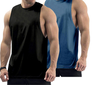 <b>Men</b> <b>Gym</b> <b>Tank</b> <b>Top</b> Sleeveless Fitness Training Sports Shirt Breathable Lightweight Quick Dry Workout Performance Apparel - Product Image 1