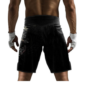 MMA <b>Shorts</b> for Martial Arts Grappling Training Breathable Quick Dry Fabric Custom Front Logo <b>Polyester</b> Material for Gym Athletic - Product Image 2
