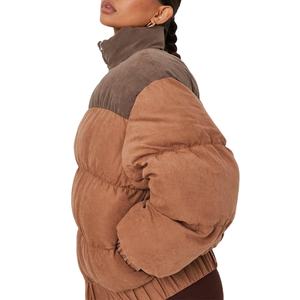 Women's Casual Winter <b>Coat</b> New Arrival Breathable Quilted Jacket Waterproof Hood Warm Comfortable Sheep Skin Casual Style - Product Image 2
