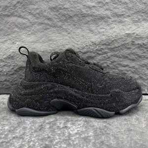 Zapatillas de Diseño Blciga de Alta Calidad, Estilo París, con Triple Adorno de Diamantes de Imitación, Diseño de Neumático con Cielo Estrellado, con Cordones, para Hombre y Mujer, con Suela Gruesa - Product Image 2