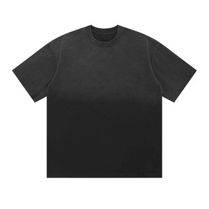 T-shirt à manches courtes pour homme, col rond, 100% coton jersey, coupe classique, couleur unie, style décontracté, tissu tricoté - Product Image 5