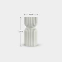 Brûleur à encens Mabkhara en céramique moderne, blanc côtelé, avec bol doré, brûleur à Oud arabe, décoration d'intérieur