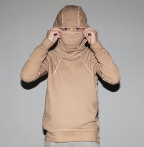 Wholesale Custom <b>Sweatshirts</b> Ninja Balaclava Blank Hoodies Loose Fit Winter Wears High Quality Fashionable Oversize Ninja Hoodie - Product Image 2