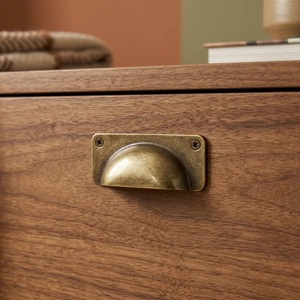 Poignée de tiroir industrielle en fonte écologique, forme rectangulaire, durable, pour armoire de cuisine, commode et penderie - Product Image 5