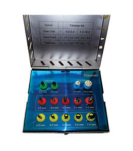 Kit de 14 Piezas de Instrumentos para Implantes Dentales de Acero Inoxidable, Recortador Manual para Implantes Óseos, Accesorios para Injertos de Tejido - Product Image 4