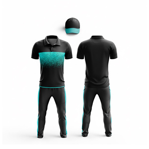 Camiseta y Pantalones de Cricket Sublimados de Secado Rápido |   Uniforme Completo de Cricket para Hombres, Mujeres y Jóvenes, Camiseta Polo y Pantalones - Product Image 2