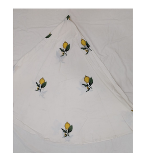 Knnotted Earth Elegant Jaipuri 100% Soft Cotton Hand Block Printed <b>Table</b> <b>Cover</b> Customized Floral Pattern Heat Resistant Weddings - Product Image 1