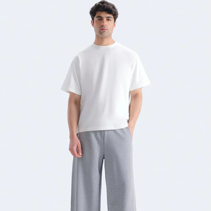 T-shirts pour hommes grande taille, style hip-hop, surdimensionnés, 100% coton, manches courtes, col rond, respirants, écologiques, personnalisables, vente en gros - Product Image 1