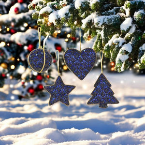 High Quality Handmade Christmas Tree Baubles Exquisite Embroidered Joyful Festival Decorations Beaded Personal Holiday <b>Ornament</b> - Product Image 3