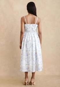 เดรสยาวลายทางฤดูร้อนปี 2026 ทรงเข้ารูป เซ็กซี่ สไตล์โบฮีเมียน วินเทจ เปิดหลัง ไม่มีแขน เหมาะสำหรับวันหยุด - Product Image 5