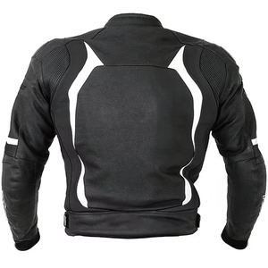 Blouson en cuir décontracté pour homme, style urbain tendance, nouvelle collection, poids lourd, vente en gros - Product Image 2