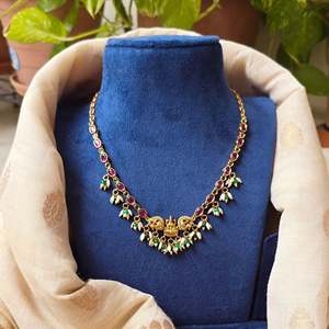 Trendy Designer Gold Plated Zircon and Pearl Earring Set for Wedding - Product Image 2