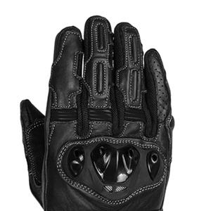 Gants de moto en cuir de qualité supérieure, à doigts entiers, imperméables, pour la conduite hivernale, avec doublure thermique, adhérence améliorée, compatibles avec les écrans tactiles - Product Image 4