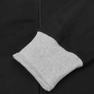 Sweat-shirt à capuche zippé pour homme, 100 % coton, couleur unie, avec poche, léger/éco-responsable, vêtement décontracté d'automne - Product Image 3