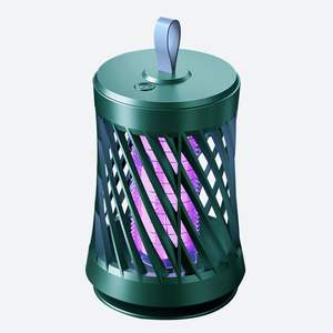 Rechargeable <b>UV</b> <b>Light</b> Electric Mosquito Killer Lamp Bug Zapper Night <b>Light</b> Strap 10594 Cubic Feet Range Maximum Mosquito Catcher - Product Image 3