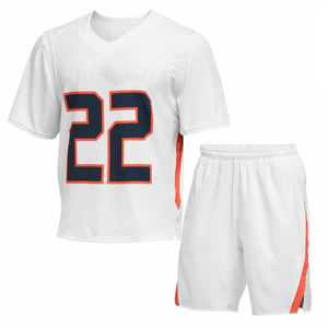 Uniformes de Lacrosse Transpirables de Manga Corta Unisex, Venta Caliente, Servicio Personalizado OEM/ODM, Poliéster/Algodón de Alta Calidad - Product Image 1