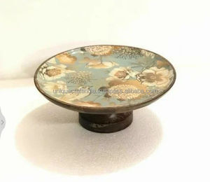 ที่ตั้งเค้กไม้มะม่วงแบบคลาสสิกพร้อมจานขนมขัดเงาเรียบสำหรับงานเฉลิมฉลองและงานอีเวนต์งานฝีมือตามธรรมชาติ - Product Image 6