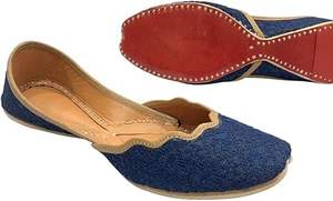 Precio al por Mayor, Nuevo Diseño de Zapatos Khussa para Mujer, Planos, Ligeros, para Interiores y Exteriores, en Colores Mixtos, Zapatos Khussa Pakistaníes para Mujer - Product Image 4