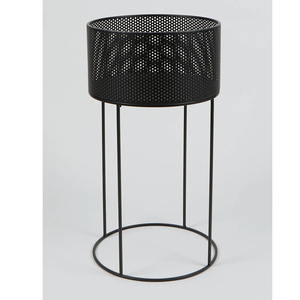 Pot de fleurs nordique en acier doré pas cher, support d'intérieur en fonte, jardinière en métal en gros - Product Image 2