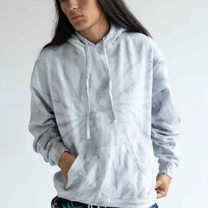 Sweat à capuche tie-dye pour homme, grande taille, 100% coton, imperméable, hiver, style streetwear hip-hop, décontracté, Y2K, gothique - Product Image 1