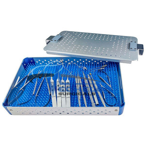 Juego de 21 Piezas de Equipo Oftalmológico para Cataratas de Acero Inoxidable con Caja de Esterilización de Aluminio para Instrumentos Quirúrgicos Oculares - Product Image 3