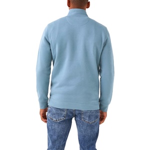 Haute qualité quart fermeture éclair à capuche personnalisé hommes plaine demi fermeture éclair pull à capuche sweats avec poches personnalisé 2026 - Product Image 4